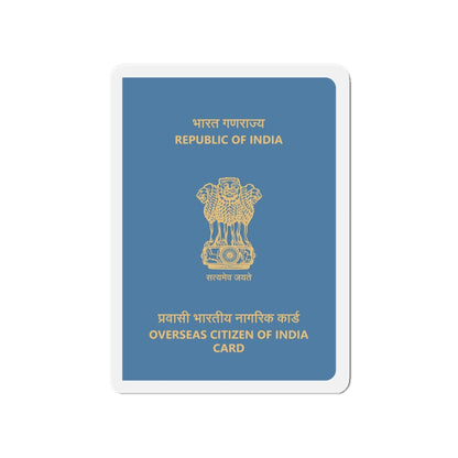Indian Overseas Card - Die-Cut Magnet-4" x 4"-The Sticker Space