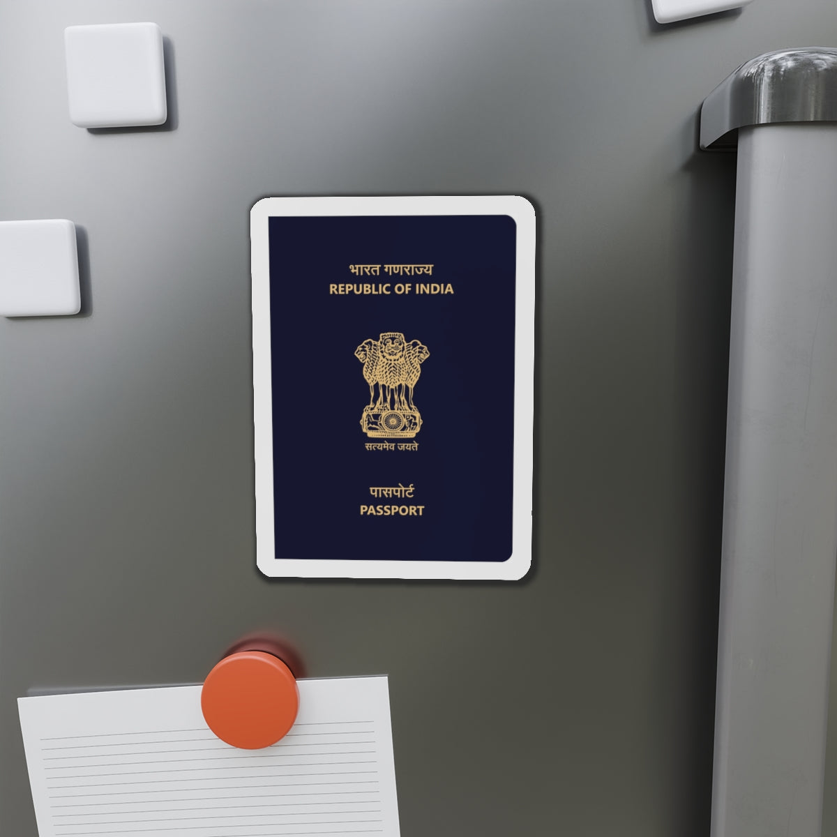Indian Passport - Die-Cut Magnet-The Sticker Space