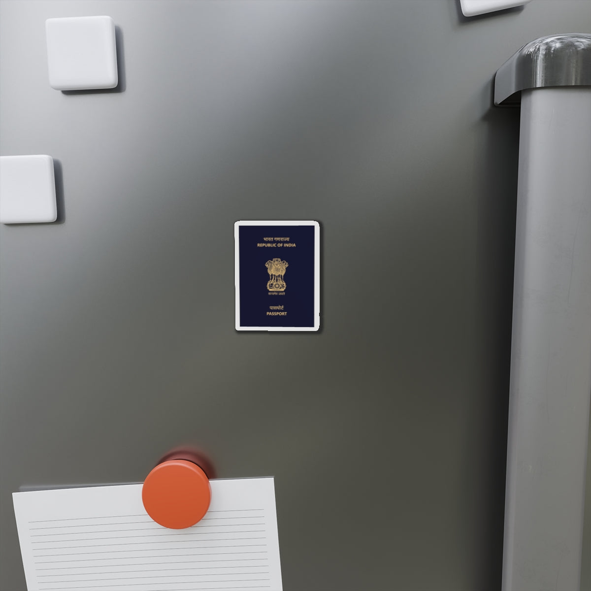 Indian Passport - Die-Cut Magnet-The Sticker Space