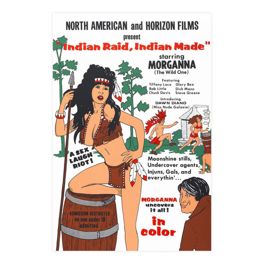 INDIAN RAID, INDIAN MADE 1969 - Paper Movie Poster-24″ x 36″ (Vertical)-The Sticker Space