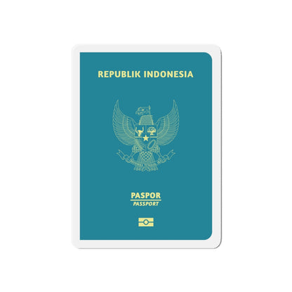 Indonesia Passport - Die-Cut Magnet-6 × 6"-The Sticker Space