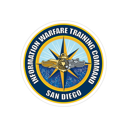 Information Warfare Training Command San Diego (U.S. Navy) Transparent STICKER Die-Cut Vinyl Decal-4 Inch-The Sticker Space