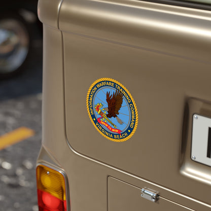 Information Warfare Training Command VA Beach (U.S. Navy) Transparent STICKER Die-Cut Vinyl Decal-The Sticker Space