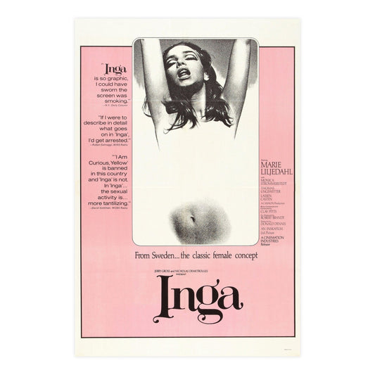 INGA 1968 - Paper Movie Poster-24″ x 36″ (Vertical)-The Sticker Space