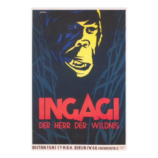 INGAGI 1930 - Paper Movie Poster-24″ x 36″ (Vertical)-The Sticker Space