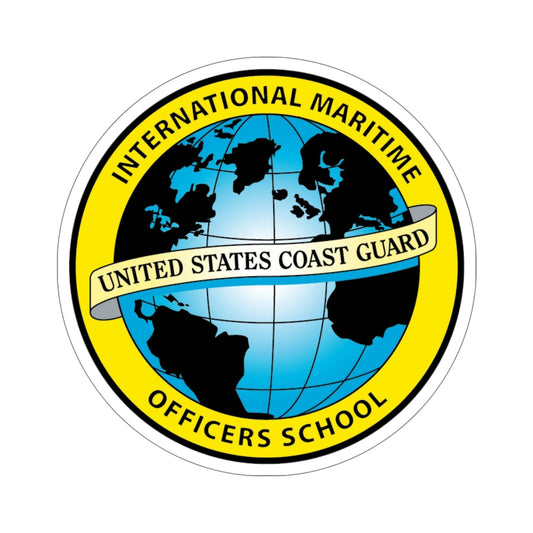 International Maritime Officers School USCG (U.S. Coast Guard) STICKER Vinyl Die-Cut Decal-6 Inch-The Sticker Space
