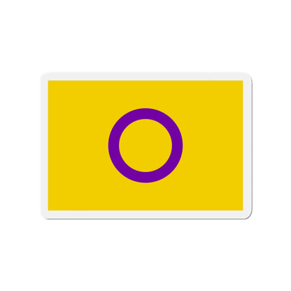 Intersex Pride Flag - Die-Cut Magnet-3" x 3"-The Sticker Space