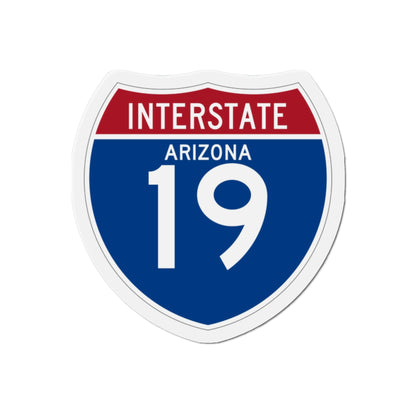 Interstate 19 (U.S. Highways) Die-Cut Magnet-2 Inch-The Sticker Space