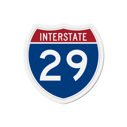 Interstate 29 (U.S. Highways) Die-Cut Magnet-5 Inch-The Sticker Space