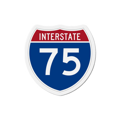 Interstate 75 (U.S. Highways) Die-Cut Magnet-5 Inch-The Sticker Space