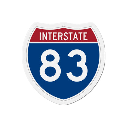 Interstate 83 (U.S. Highways) Die-Cut Magnet-2 Inch-The Sticker Space