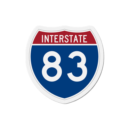 Interstate 83 (U.S. Highways) Die-Cut Magnet-4 Inch-The Sticker Space