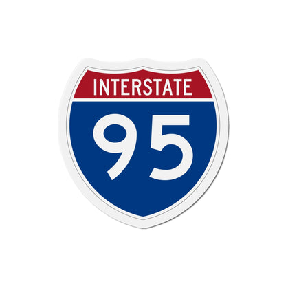 Interstate 95 (U.S. Highways) Die-Cut Magnet-5 Inch-The Sticker Space