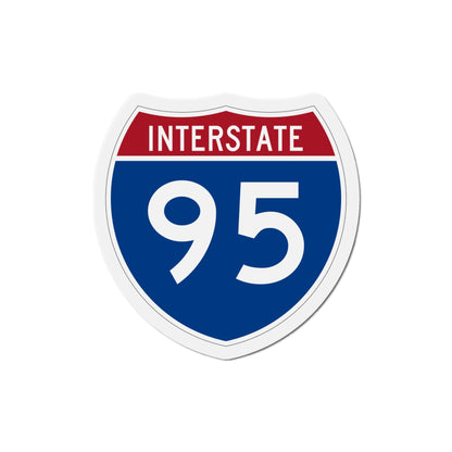 Interstate 95 (U.S. Highways) Die-Cut Magnet-6 Inch-The Sticker Space