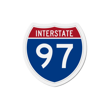 Interstate 97 (U.S. Highways) Die-Cut Magnet-6 Inch-The Sticker Space