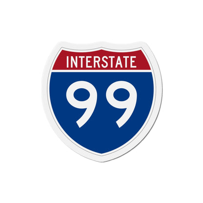 Interstate 99 (U.S. Highways) Die-Cut Magnet-5 Inch-The Sticker Space