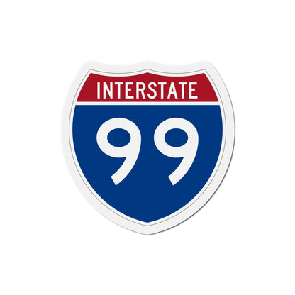 Interstate 99 (U.S. Highways) Die-Cut Magnet-6 Inch-The Sticker Space