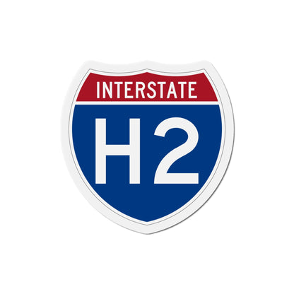 Interstate H2 (U.S. Highways) Die-Cut Magnet-6 Inch-The Sticker Space