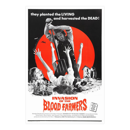 INVASION OF THE BLOOD FARMERS 1972 - Paper Movie Poster-24″ x 36″ (Vertical)-The Sticker Space