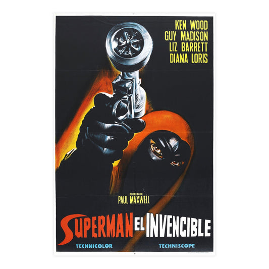 INVINCIBLE SUPERMAN (SUPERARGO) 1968 - Paper Movie Poster-24″ x 36″ (Vertical)-The Sticker Space