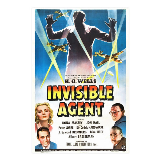 INVISIBLE AGENT 1942 - Paper Movie Poster-24″ x 36″ (Vertical)-The Sticker Space