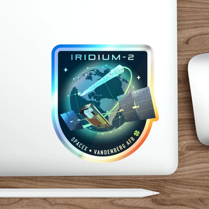 Iridium-2 (SpaceX) Holographic STICKER Die-Cut Vinyl Decal-The Sticker Space