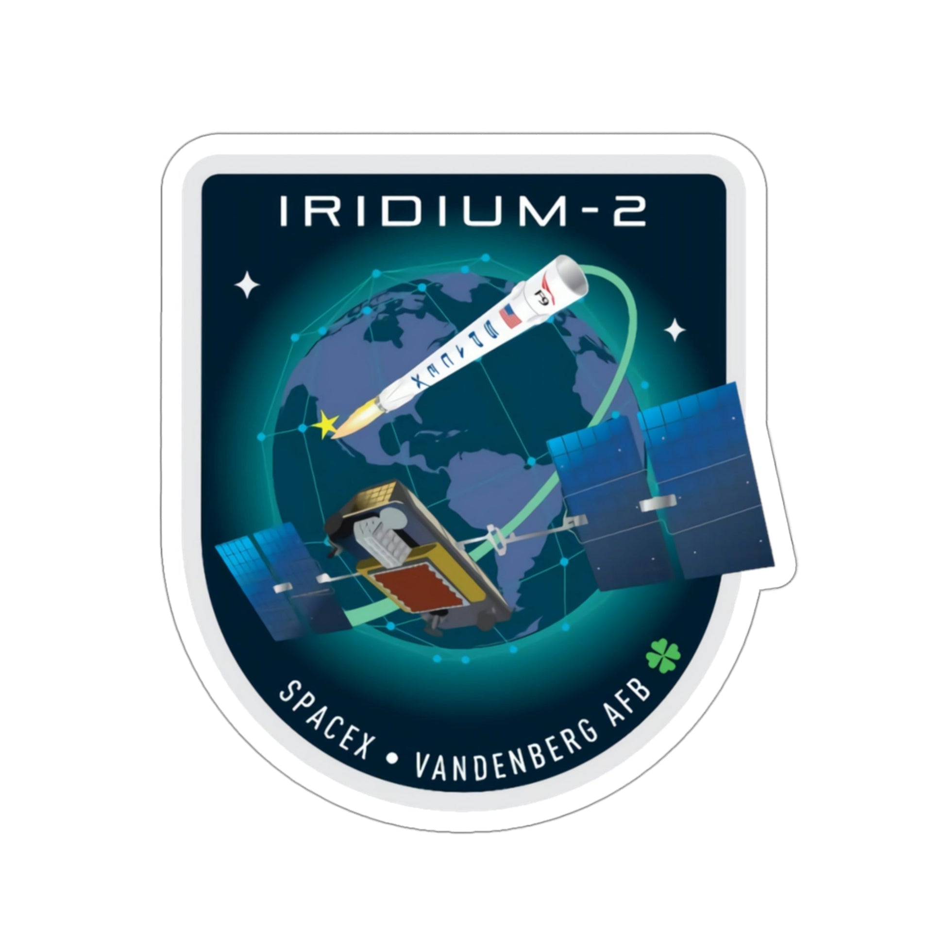 Iridium-2 (SpaceX) STICKER Vinyl Die-Cut Decal-3 Inch-The Sticker Space