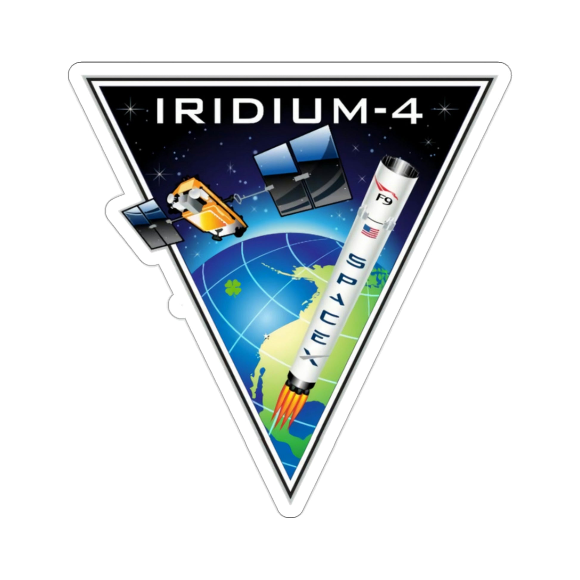 Iridium-4 (SpaceX) STICKER Vinyl Die-Cut Decal-2 Inch-The Sticker Space