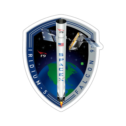 Iridium-5 (SpaceX) STICKER Vinyl Die-Cut Decal-6 Inch-The Sticker Space