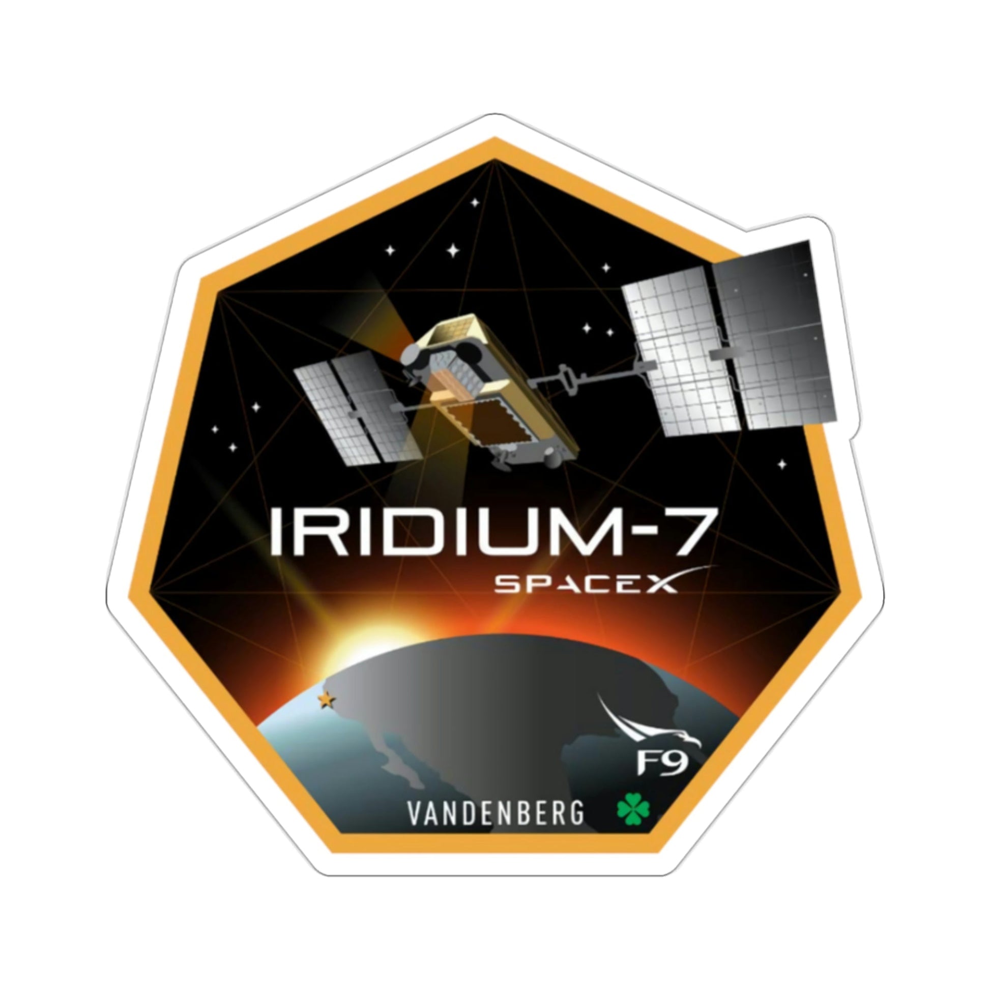 Iridium-7 (SpaceX) STICKER Vinyl Die-Cut Decal-2 Inch-The Sticker Space