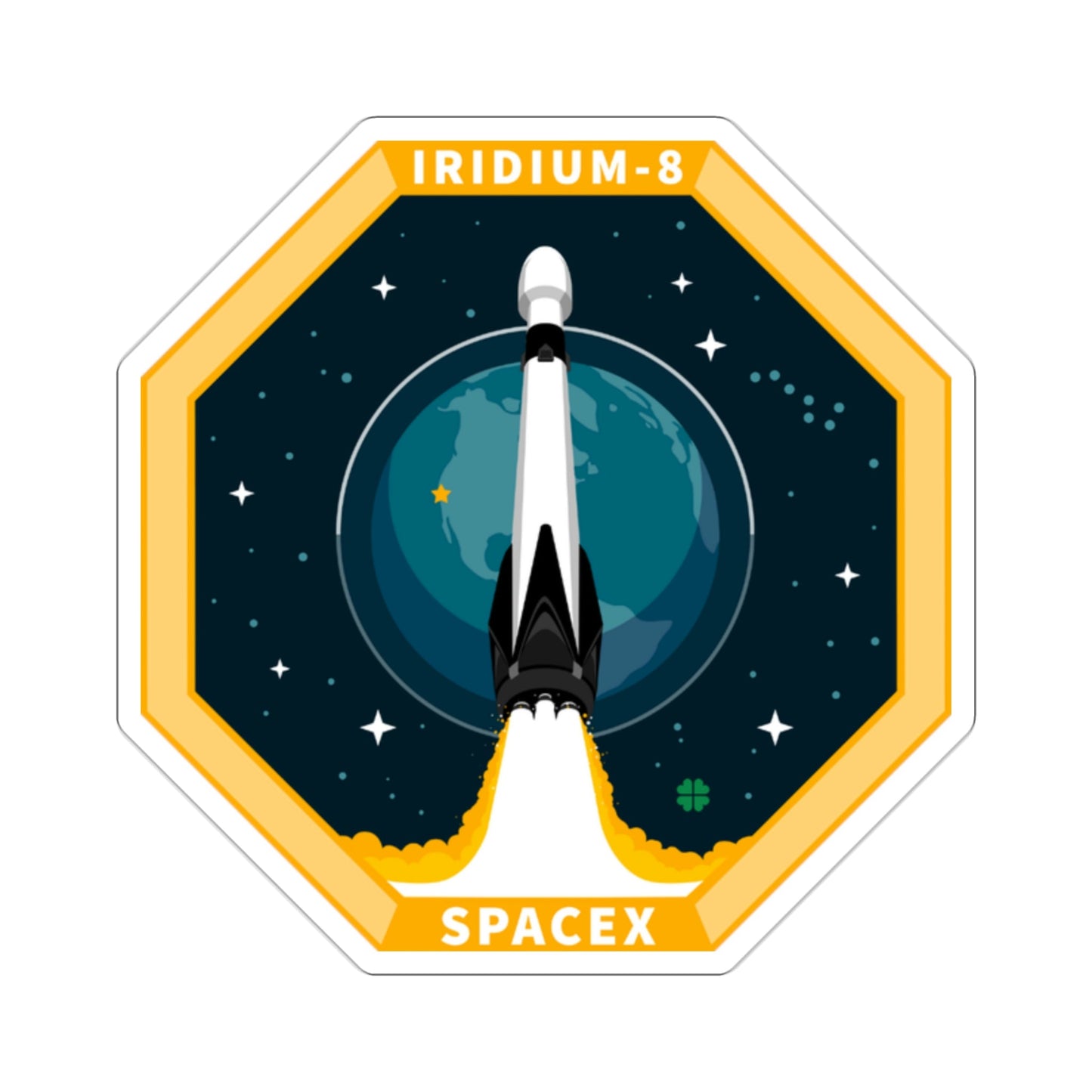Iridium-8 (SpaceX) STICKER Vinyl Die-Cut Decal-2 Inch-The Sticker Space