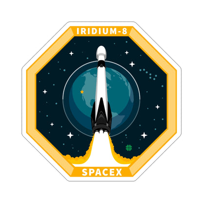 Iridium-8 (SpaceX) STICKER Vinyl Die-Cut Decal-5 Inch-The Sticker Space