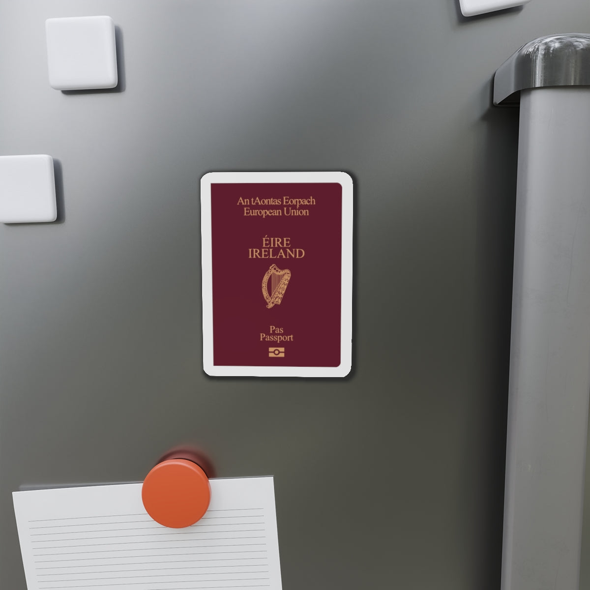 Irish Passport - Die-Cut Magnet-The Sticker Space