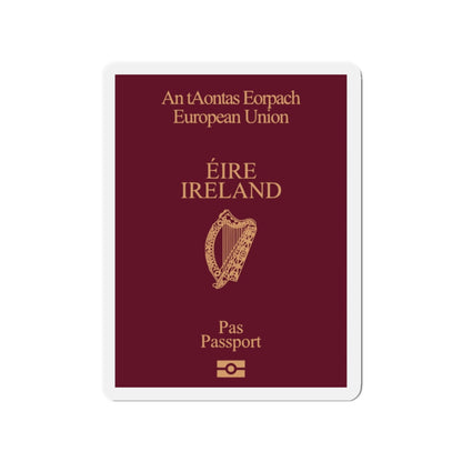 Irish Passport - Die-Cut Magnet-2" x 2"-The Sticker Space
