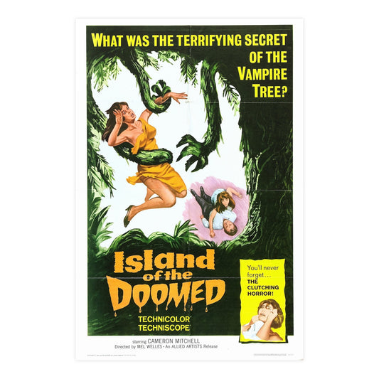 ISLAND OF THE DOOMED 1967 - Paper Movie Poster-24″ x 36″ (Vertical)-The Sticker Space