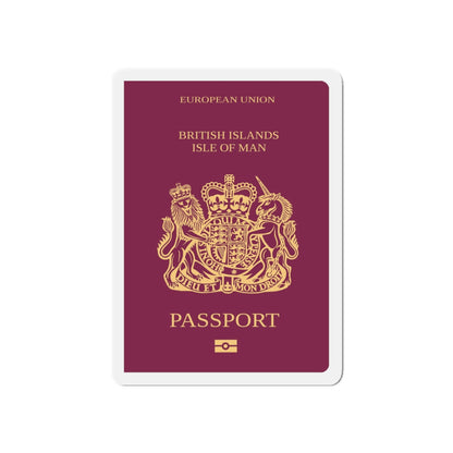 Isle Of Man Passport - Die-Cut Magnet-6 × 6"-The Sticker Space