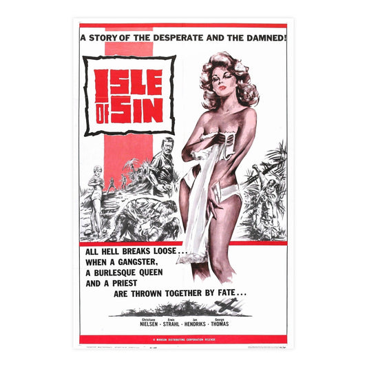 ISLE OF SIN 1960 - Paper Movie Poster-24″ x 36″ (Vertical)-The Sticker Space