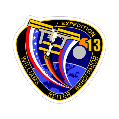 ISS Expedition 13 (NASA) STICKER Vinyl Die-Cut Decal-3 Inch-The Sticker Space