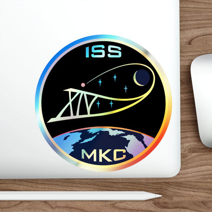ISS Expedition 14 (NASA) Holographic STICKER Die-Cut Vinyl Decal-The Sticker Space