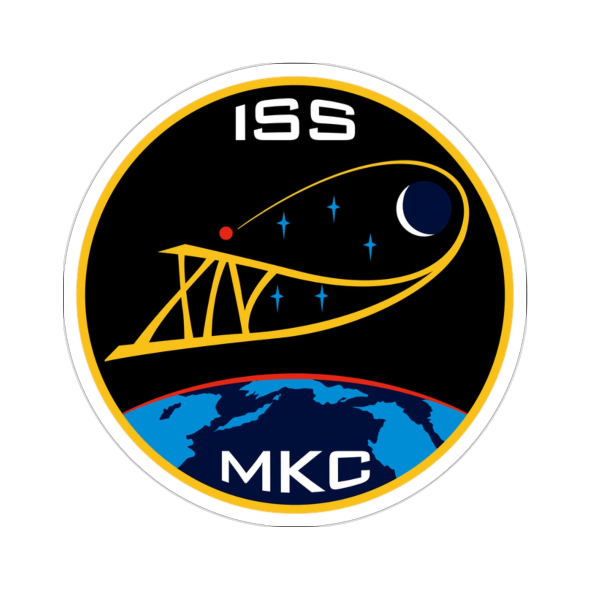 ISS Expedition 14 (NASA) STICKER Vinyl Die-Cut Decal-2 Inch-The Sticker Space