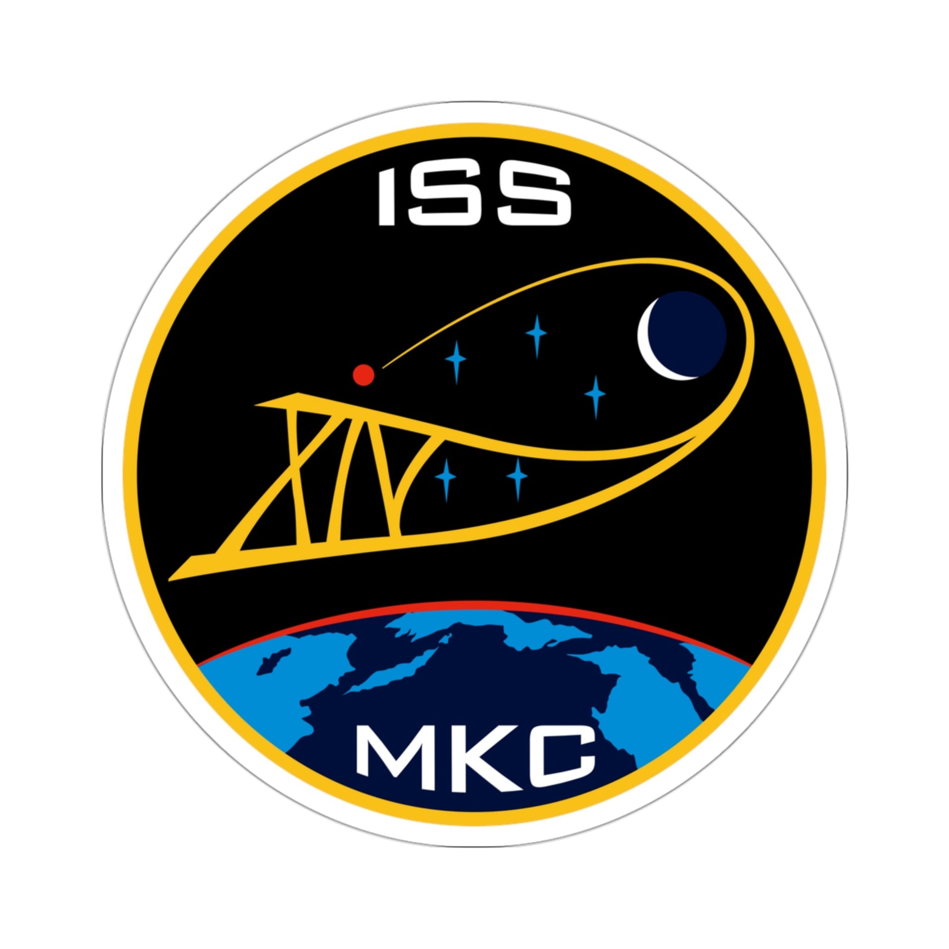ISS Expedition 14 (NASA) STICKER Vinyl Die-Cut Decal-3 Inch-The Sticker Space