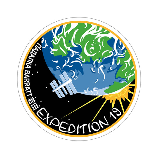 ISS Expedition 19 (NASA) STICKER Vinyl Die-Cut Decal-6 Inch-The Sticker Space