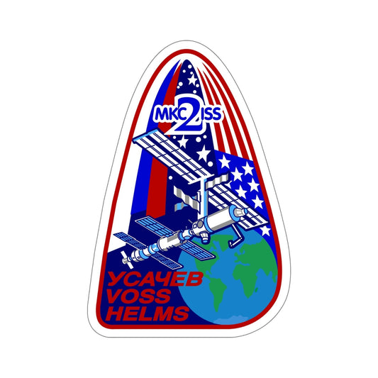 ISS Expedition 2 (NASA) STICKER Vinyl Die-Cut Decal-6 Inch-The Sticker Space