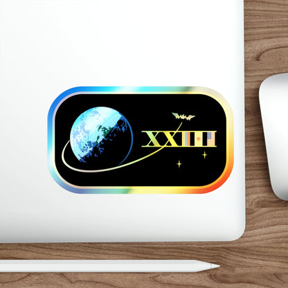 ISS Expedition 23 (NASA) Holographic STICKER Die-Cut Vinyl Decal-The Sticker Space
