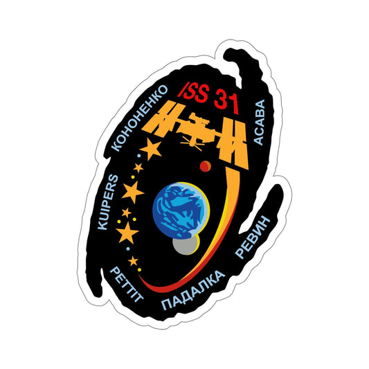ISS Expedition 31 (NASA) STICKER Vinyl Die-Cut Decal-6 Inch-The Sticker Space