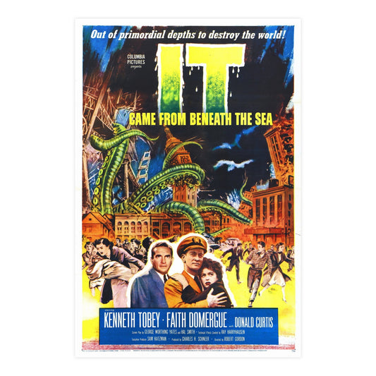 IT CAME FROM BENEATH THE SEA 1955 - Paper Movie Poster-24″ x 36″ (Vertical)-The Sticker Space