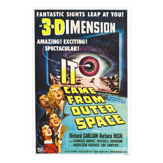 IT CAME FROM OUTER SPACE (3) 1953 - Paper Movie Poster-24″ x 36″ (Vertical)-The Sticker Space