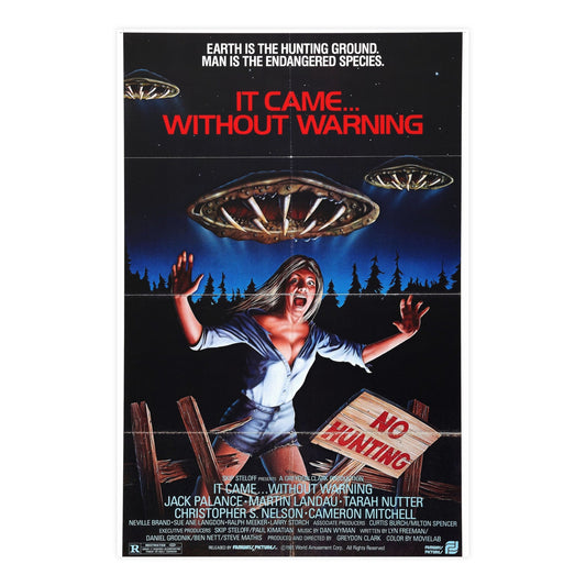 IT CAME... WITHOUT WARNING 1980 - Paper Movie Poster-24″ x 36″ (Vertical)-The Sticker Space