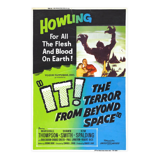 IT! THE TERROR FROM BEYOND SPACE (2) 1958 - Paper Movie Poster-24″ x 36″ (Vertical)-The Sticker Space