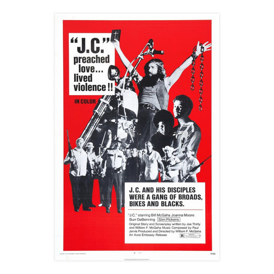 J.C. 1972 - Paper Movie Poster-24″ x 36″ (Vertical)-The Sticker Space